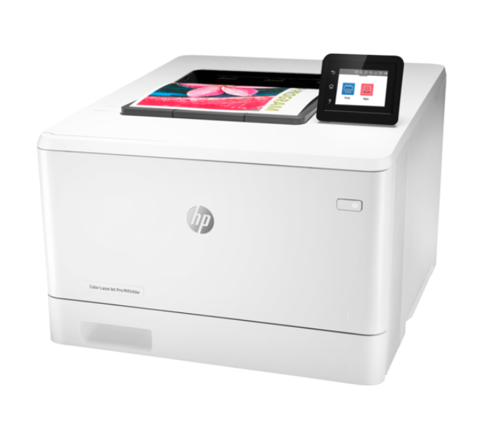 HP W1Y45A M454dW Color LaserJet Pro - White - Zoom Image 2