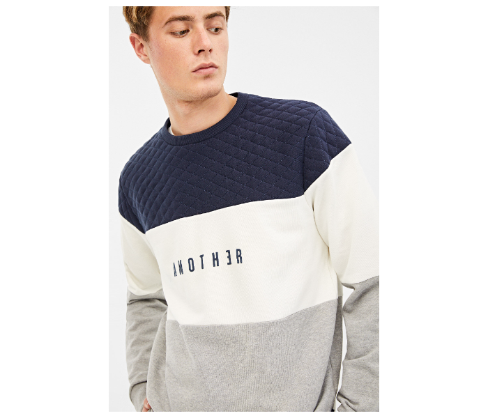 Springfield 009634212 Medium Sweatshirt for Men - Medium Blue - Zoom Image 2