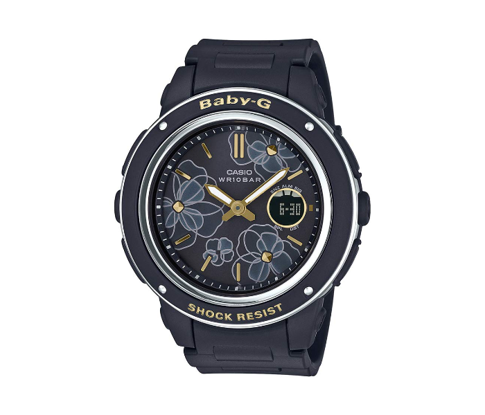 Casio Baby-G BGA-150FL-1ADR  Black Dial Analog-Digital  Watch For Women - Black - Zoom Image 1