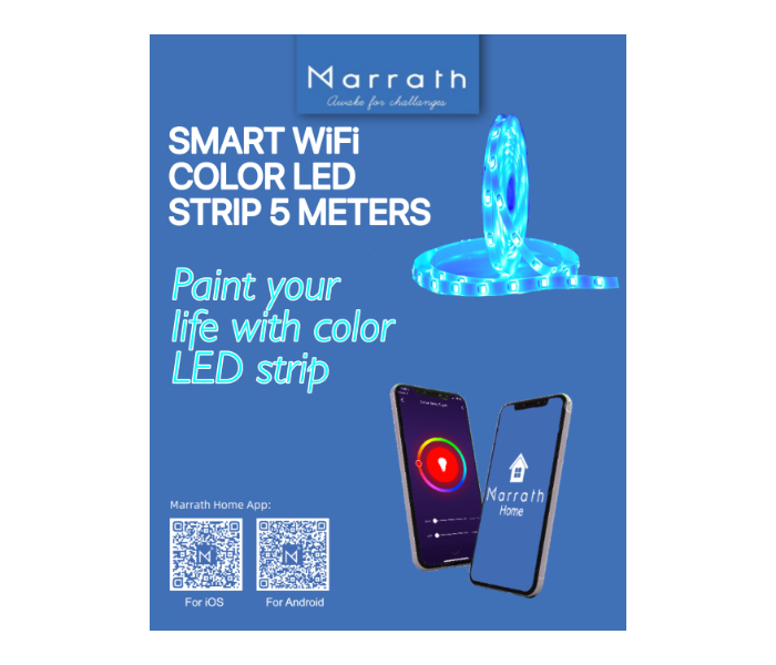 Marrath Smart Wifi 16 Million Colour Rgbw Led Strip Light - Zoom Image 10