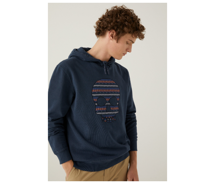 Springfield 009943012 Large Jersey Knitwear for Men - Medium Blue - Zoom Image 2