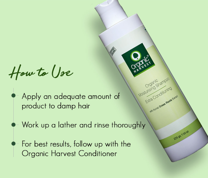 Organic Harvest 225 ml Extra Conditioner Moisturizing Shampoo - Zoom Image 4