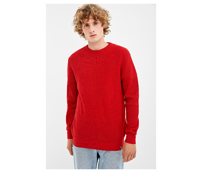 Springfield 003668462 XXL Basic Winter Knitwear for Men - Red - Zoom Image