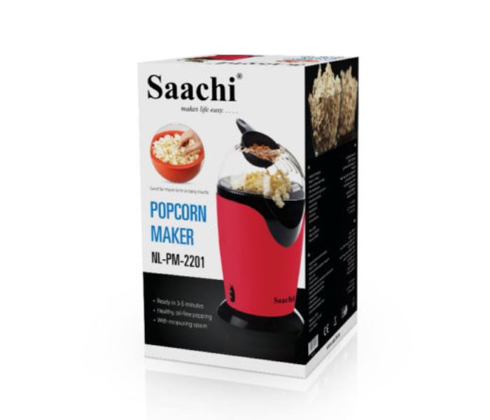 Saachi PM2201 1200W Electric Popcorn Maker - Red - Zoom Image 2