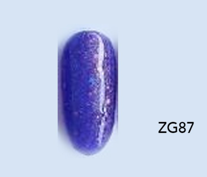 D Ellse ZG87 15ml Professional Glitter Gel Nail Polish - Violet - Zoom Image 2