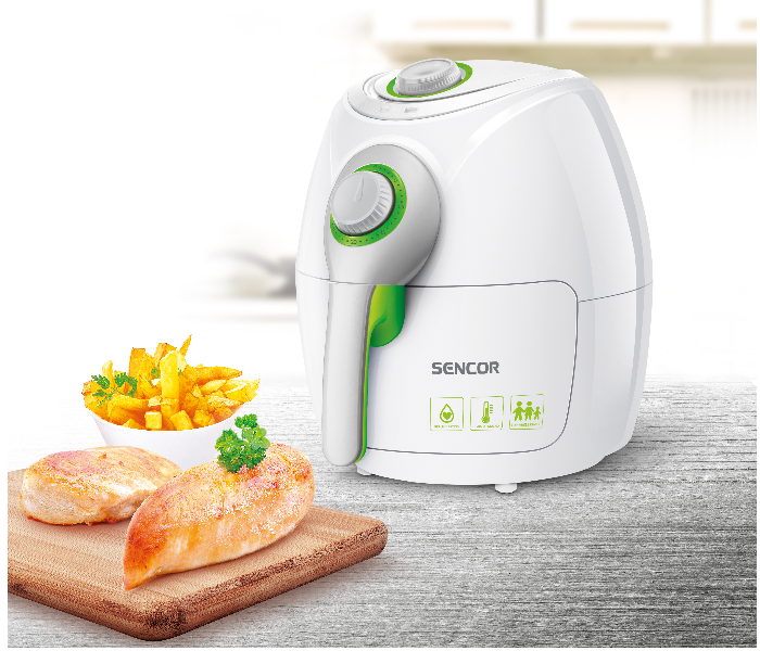 Sencor SFR 3220WH 1500W 2.6 Litre Air Fryer - White - Zoom Image 5