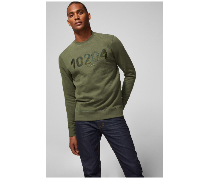 Springfield 009412927 Small Sweatshirt for Men - Green - Zoom Image 1