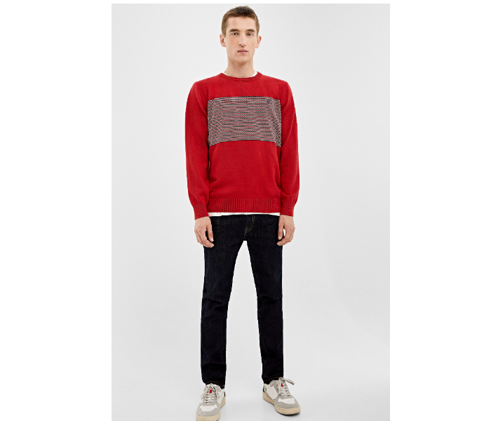 Springfield 140678761 XXL Knitted Jumper for Men - Red - Zoom Image 1