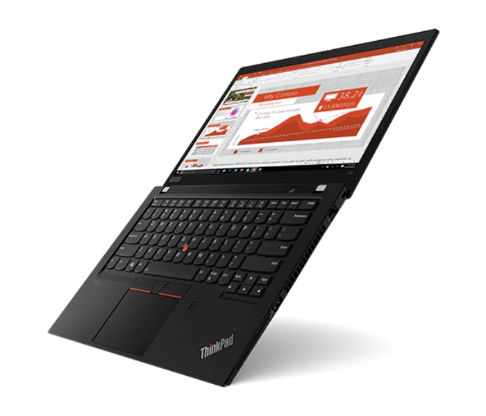 Lenovo ThinkPad T14 Gen2 20W0007EAD 14 Inch Intel Core i7-1165G7 Processor 16GB DDR4 RAM 512GB SSD NVIDIA GeForce MX450 2GB Graphics Win10 Pro 64 - Black - Zoom Image 3