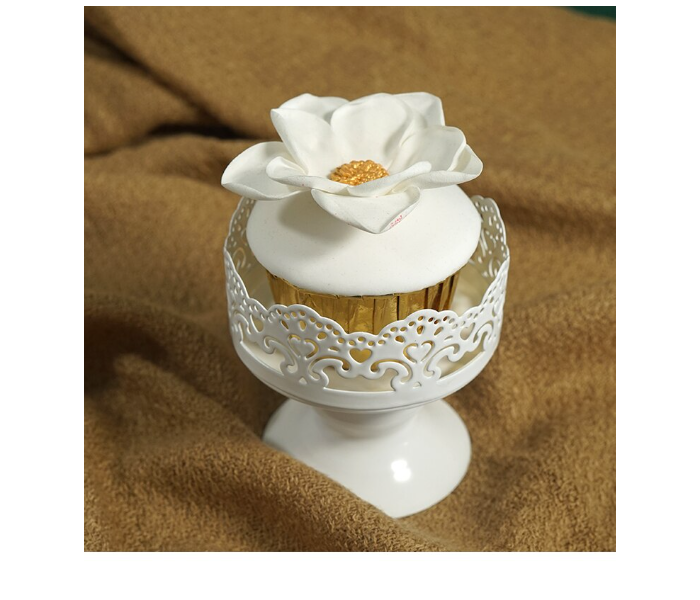 Mini 8.5 x 9cm Cupcake Stand -  White - Zoom Image 3