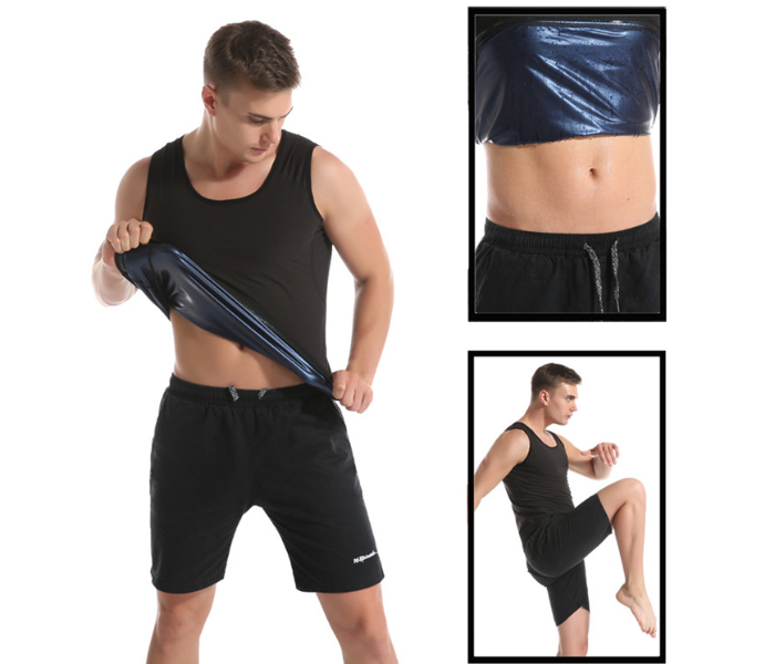 FN-Men Workout Sauna Shapewear for Weight Loss Small/Medium - Black - Zoom Image 3