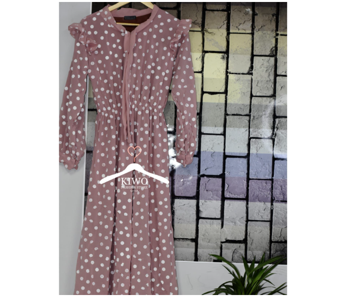 Kiwo Polca Dots Designed Long Top XL - Pink - Zoom Image