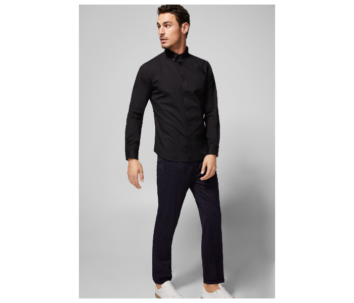 Springfield 150483501 XS Shirts for Men - Black - Zoom Image 2