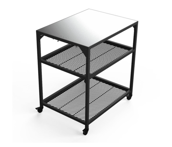 Ooni UU-P09700 Medium Size Powder Coated Carbon Steel Modular Table - Black - Zoom Image 1