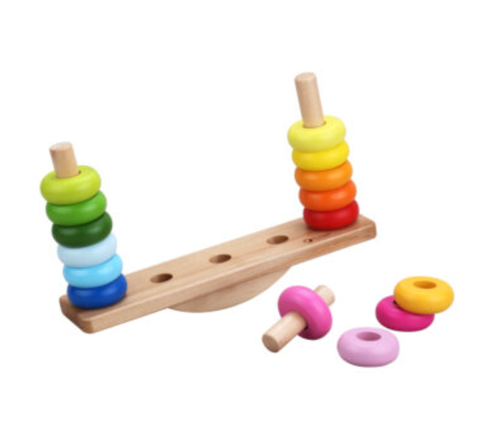 Classic World 3537 Wooden Balance Stacking Game Toy for Kids - Zoom Image 3