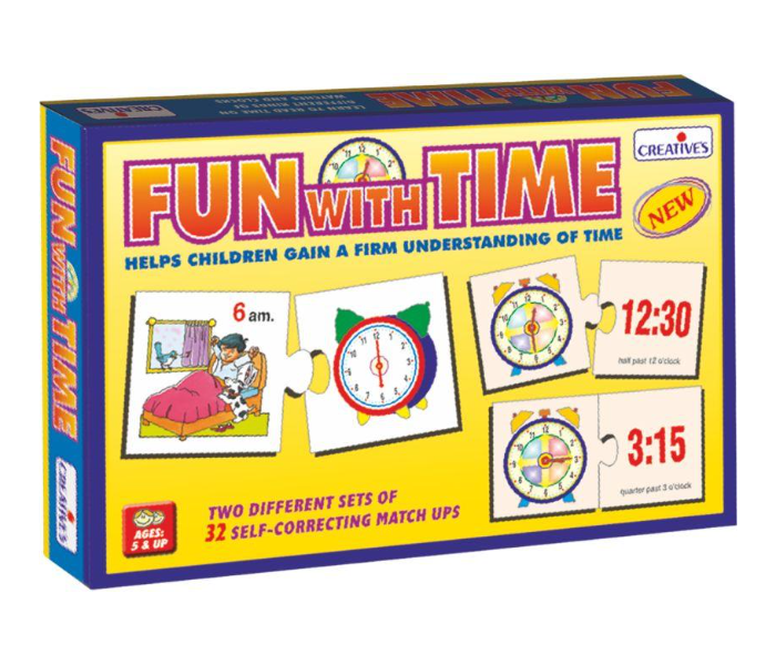 JMsouq Creative Educational CE00648 Fun with Time Educational Game for Kids - Zoom Image 1