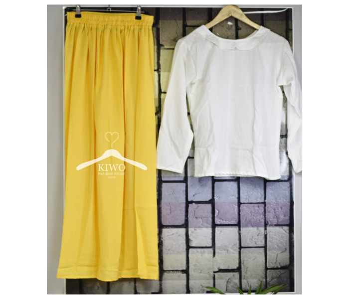 Kiwo Full Set Skirt and Top Large - Yellow - Zoom Image