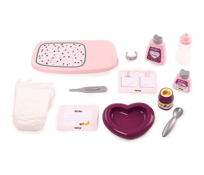 Smoby 7600220341 12 Accessories Included Baby Nurse Vanity Case - Pink - Zoom Image 3