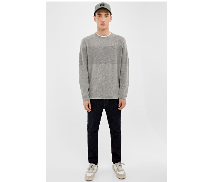 Springfield 140676043 XXL Knitted Jumper for Men - Dark Grey - Zoom Image 1