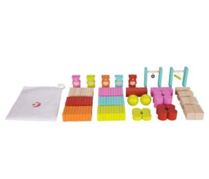 Classic World 3531 Wooden Bears Dominos Challenging Toy for Kids - Zoom Image 1