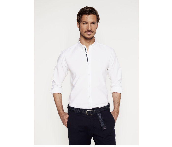 Springfield 150339199 XXL Shirts For Men - White - Zoom Image 1