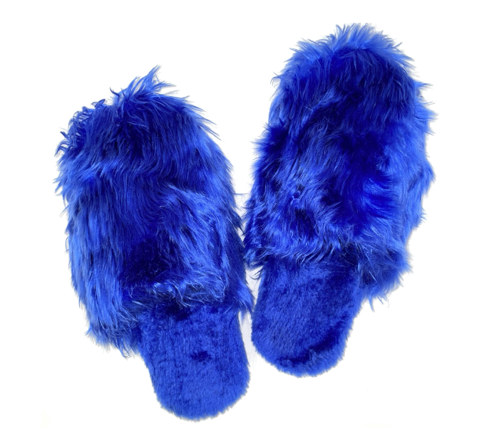 Casual LFC112 US 06 Daily Wear Soft Flat Home Slippers for Women - Blue - Zoom Image