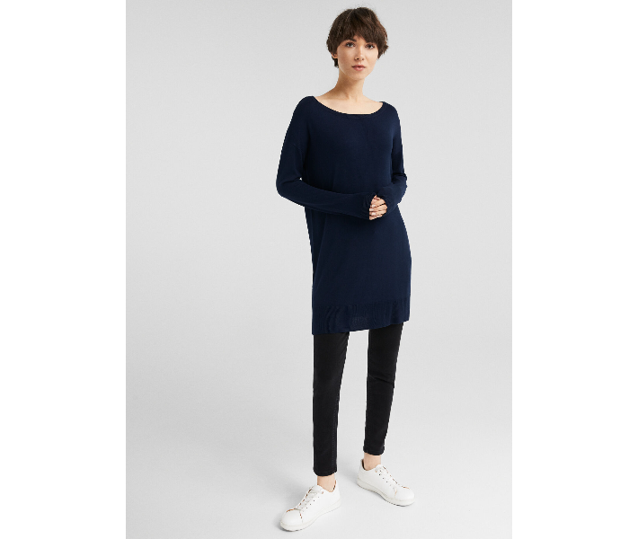 Springfield 133549919 Large Long Sleeve Knitwear For Women - Blue - Zoom Image 1