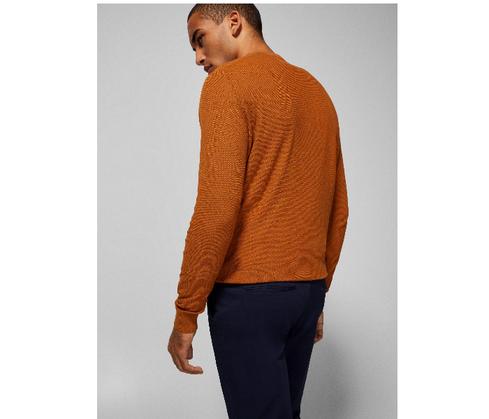 Springfield 140441567 XXL Knitted Jumper for Men - Orange - Zoom Image 2