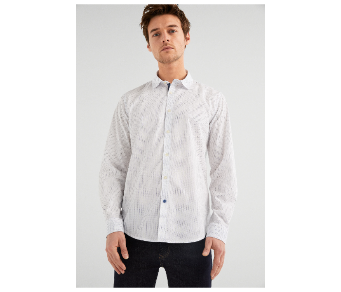 Springfield 150547599 Small Shirts for Men - White - Zoom Image 1