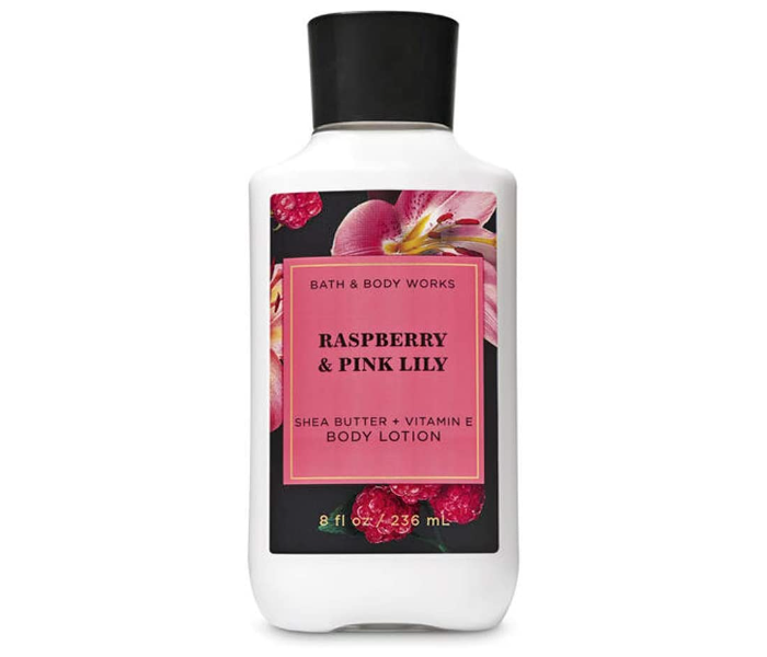 Bath and Body Works 236ml Raspberry and Pink Lily Body Lotion - Zoom Image