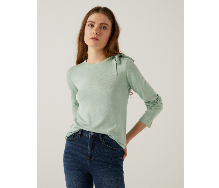 Springfield 133967223 XS Knitwear for Women - Green - Zoom Image 2