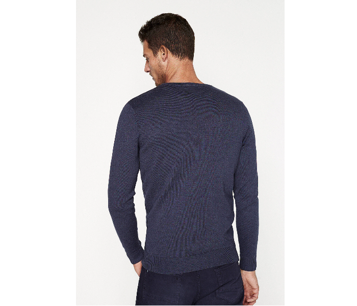 Springfield 141390213 Small Cotton Knitwear for Men - Medium Blue - Zoom Image 2