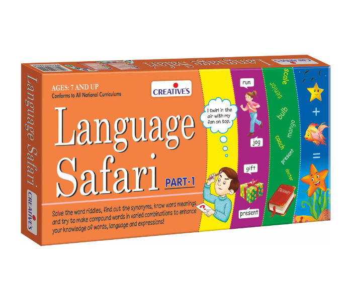 JMsouq Creative Educational CE00226 Language Safari Board Game for Kids - Zoom Image