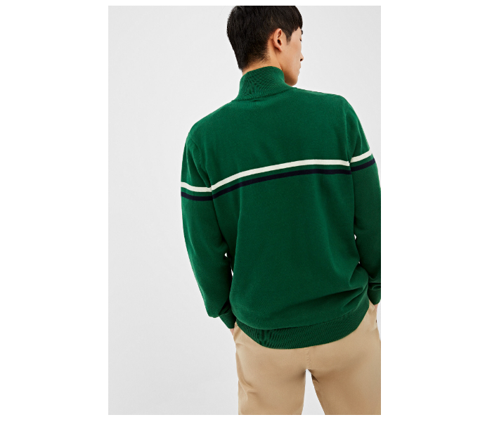 Springfield 140674424 XL Knitted Jumper for Men - Green - Zoom Image 3