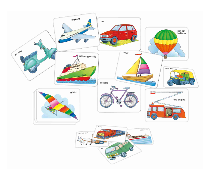 JMsouq Creative Educational CE00624 Means of Transport Educational Game for Kids - Zoom Image 2