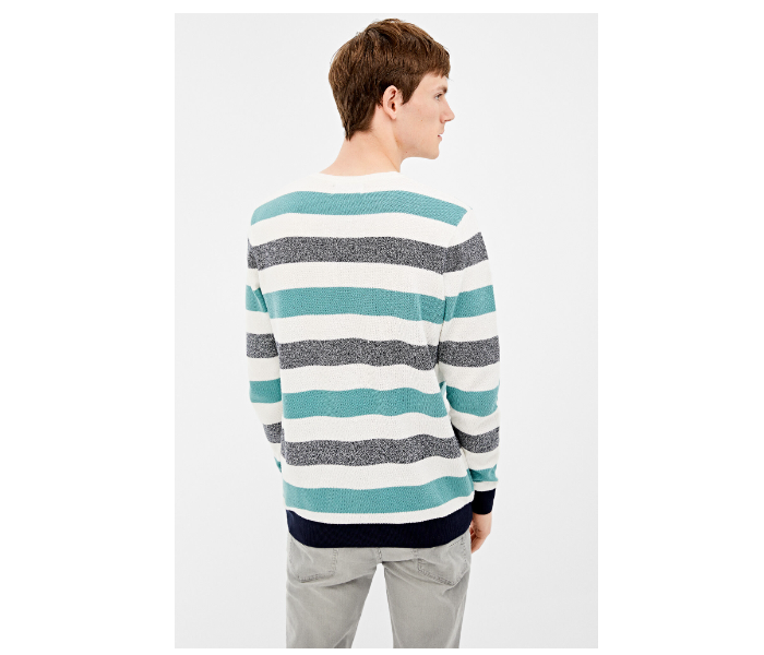 Springfield 140664796 Small Knitted Jumper for Men - Ivory - Zoom Image 3