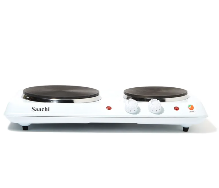 Saachi HP6207 2250W Double Hot Plate - White - Zoom Image 1