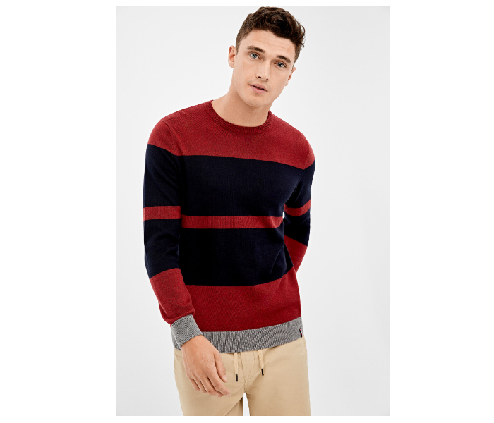 Springfield 140670160 XL Knitted Jumper for Men - Red - Zoom Image 4