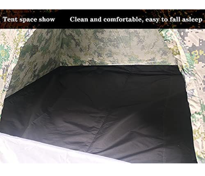 Outdoor 4 Person Raining Proof Travel Camping Tent - Army Green - Zoom Image 3