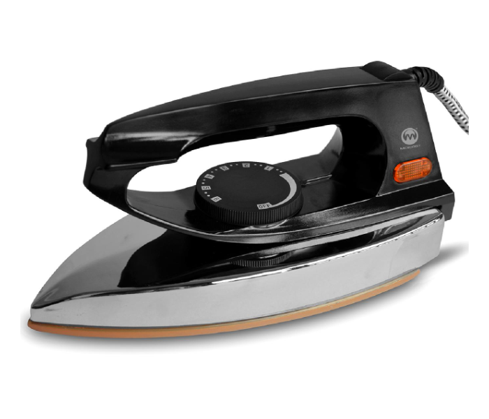 Microdigit MD995i 1000W-1200W Automatic Dry Iron Box - Black - Zoom Image 1