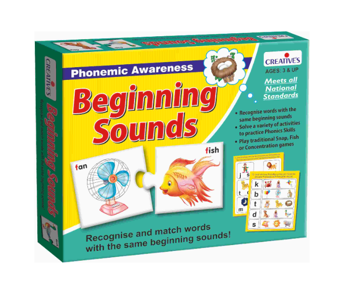 JMsouq Creative Educational CE00162 Beginning Sounds Educational Game for Kids - Zoom Image 2