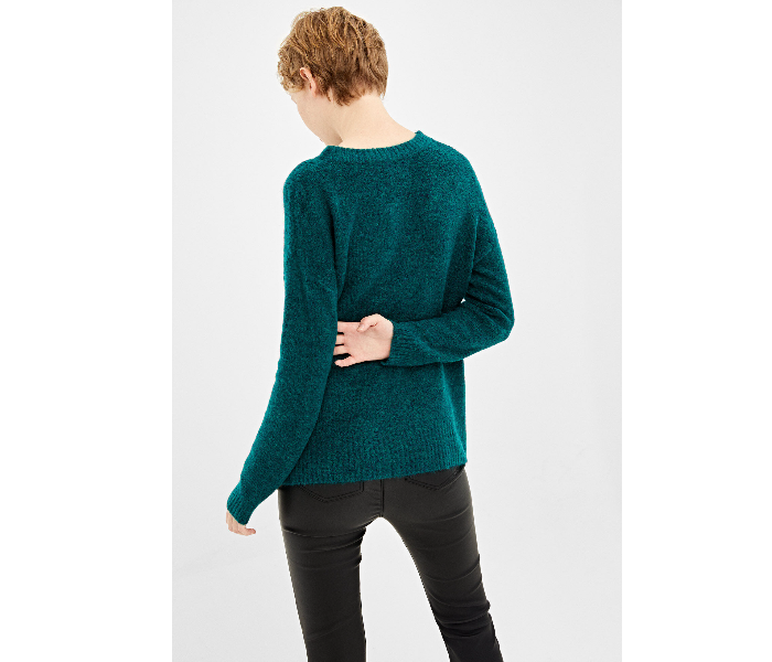 Springfield 133689415 Large Long Sleeve Knitwear for Women - Medium Blue - Zoom Image 4