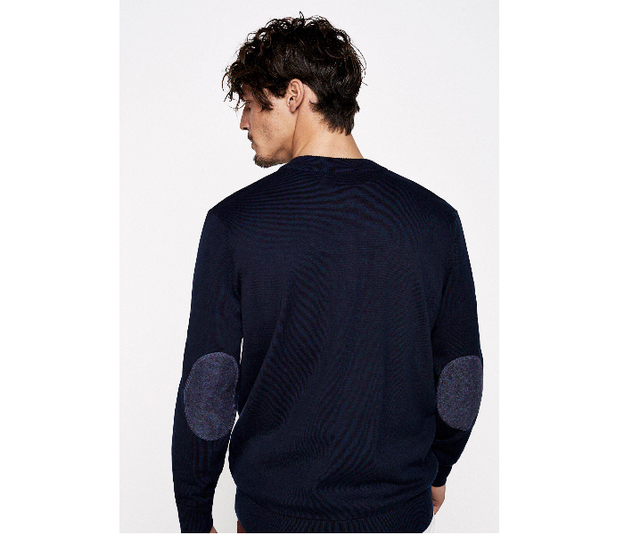 Springfield 141392911 Medium Cotton Knitwear for Men - Dark Blue - Zoom Image 2