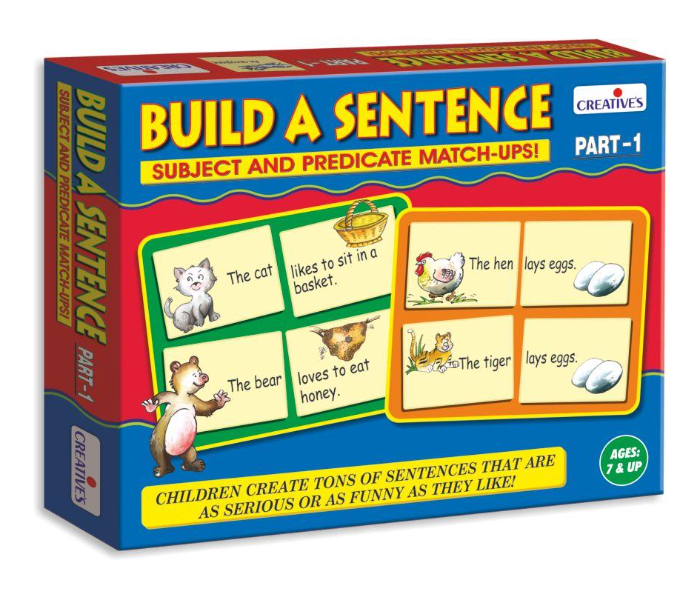 JMsouq Creative Educational CE00906 Build A Sentence- II Educational Game for Kids - Zoom Image 1