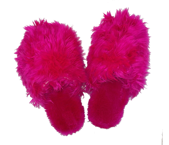 Casual LFC112 US 07 Daily Wear Soft Flat Home Slippers for Women - Dark Pink - Zoom Image