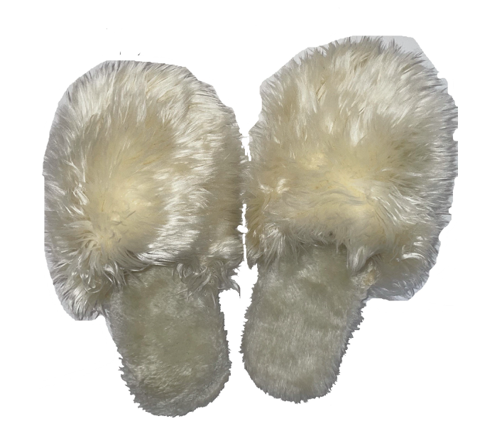 Casual LFC112 US 06 Daily Wear Soft Flat Home Slippers for Women - Off White - Zoom Image