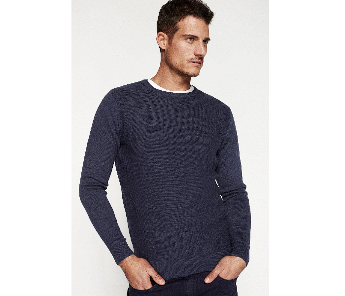 Springfield 141390213 XL Cotton Knitwear for Men - Medium Blue - Zoom Image 1