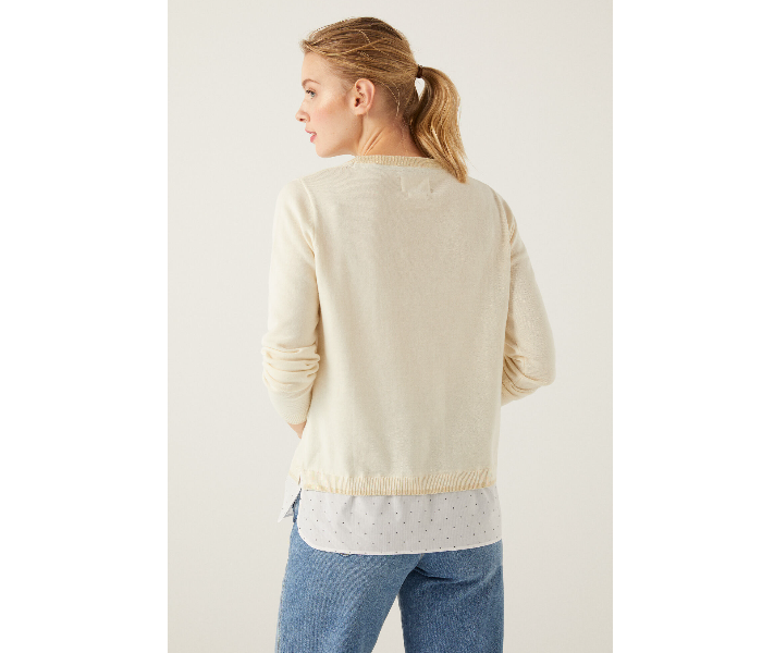 Springfield 133958353 Large Knitwear for Women - Beige - Zoom Image 4