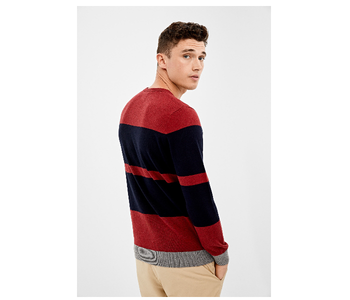 Springfield 140670160 Large Knitted Jumper for Men - Red - Zoom Image 2