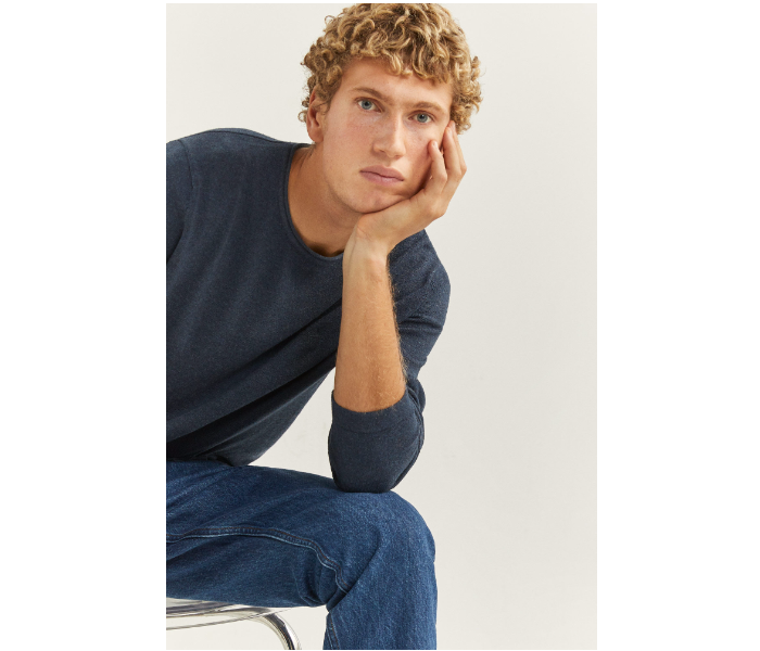 Springfield 140938711 Small Knitwear for Men - Dark Blue - Zoom Image 2